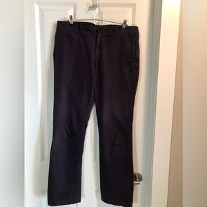GAP Lived In Slim Cotton Chinos W34  L32 Dark Purple